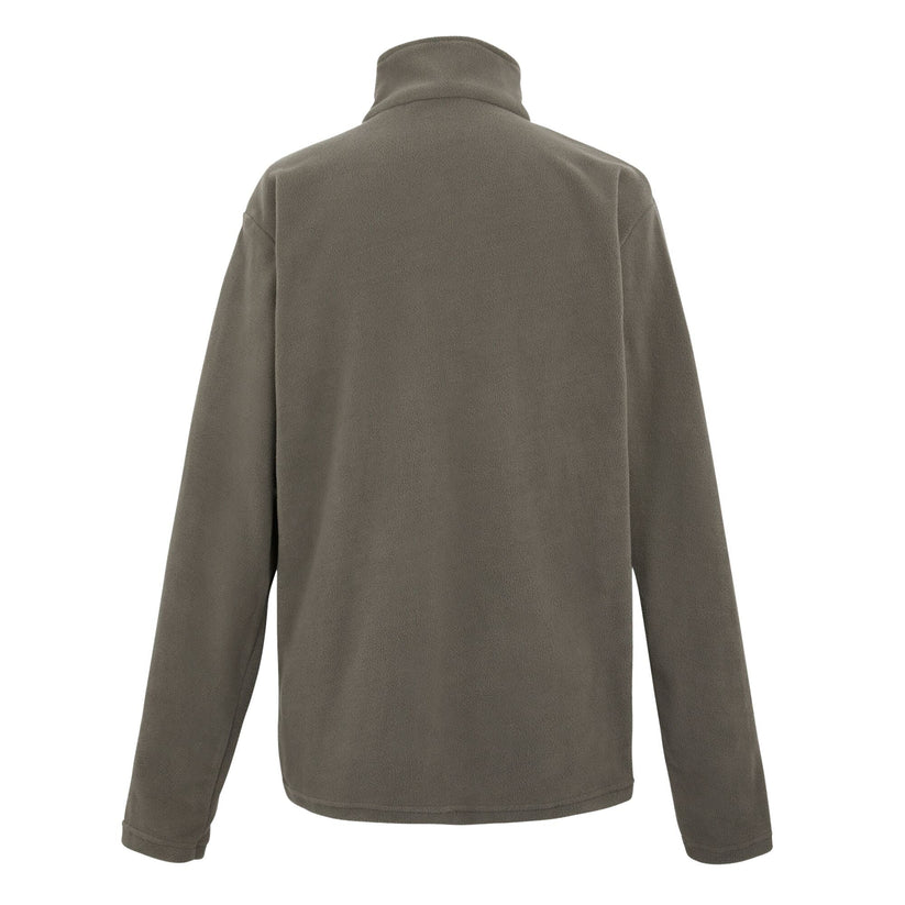 Regatta Mens Thompson Fleece 1/4 Zip Lightweight Anti Pill Pullover - Zip Detail - QHA UK