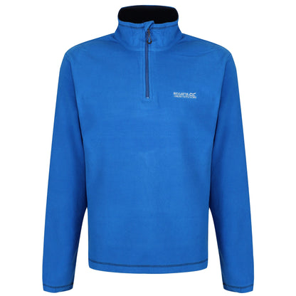 Regatta Mens Thompson Fleece 1/4 Zip Lightweight Anti Pill Pullover - Zip Detail - QHA UK