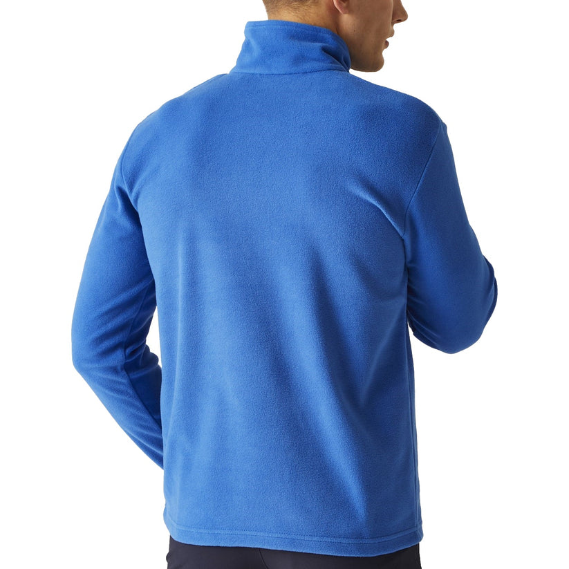 Regatta Mens Thompson Fleece 1/4 Zip Lightweight Anti Pill Pullover - Zip Detail - QHA UK