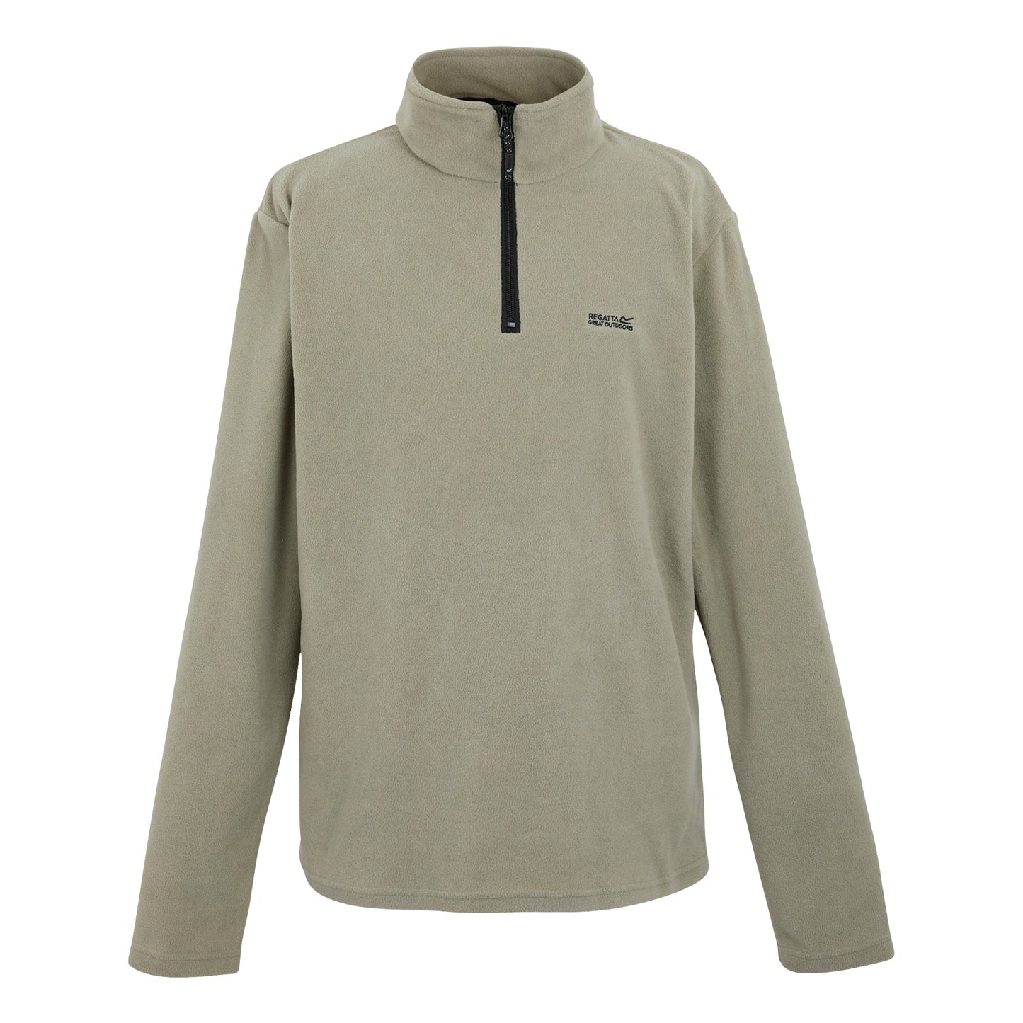 Regatta Mens Thompson Fleece 1/4 Zip Lightweight Anti Pill Pullover - Zip Detail - QHA UK