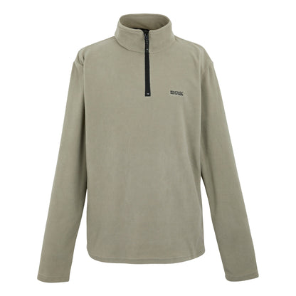 Regatta Mens Thompson Fleece 1/4 Zip Lightweight Anti Pill Pullover - Zip Detail - QHA UK