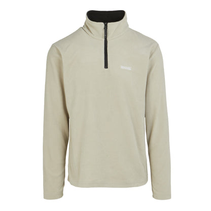 Regatta Mens Thompson Fleece 1/4 Zip Lightweight Anti Pill Pullover - Zip Detail - QHA UK