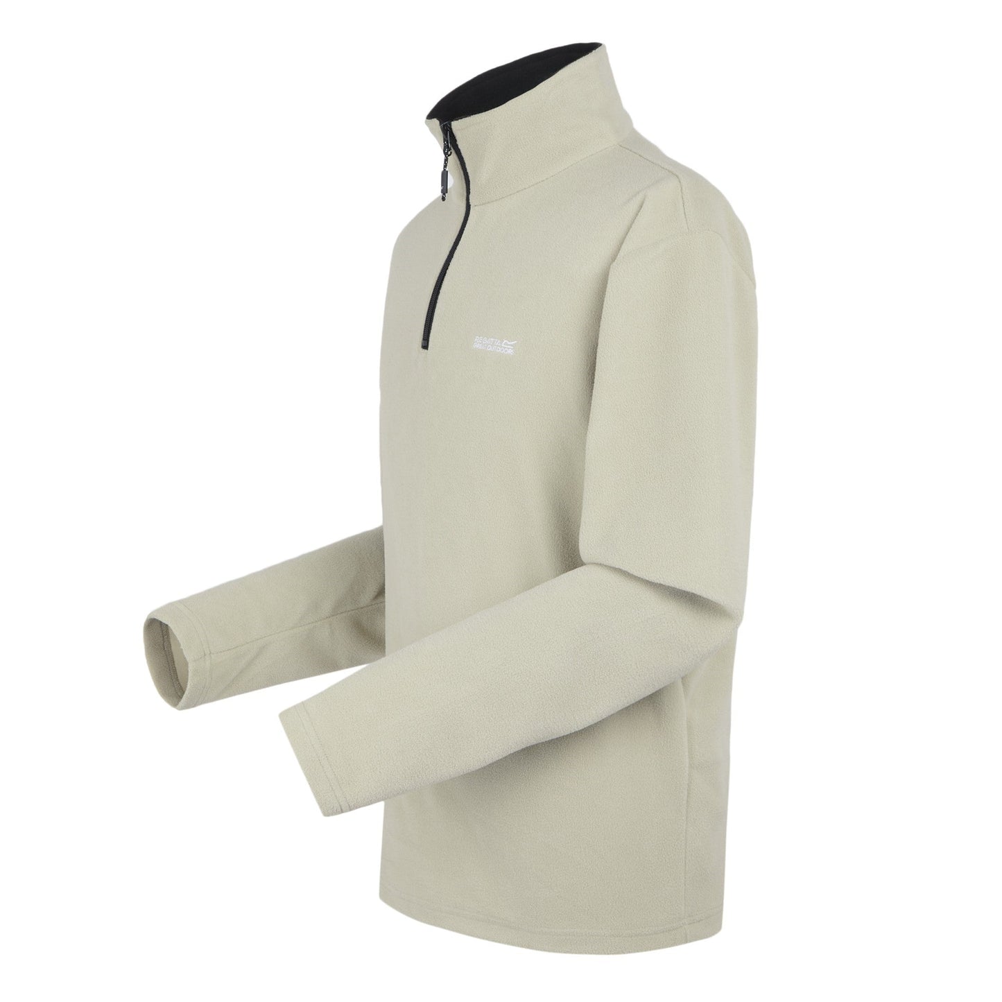 Regatta Mens Thompson Fleece 1/4 Zip Lightweight Anti Pill Pullover - Zip Detail - QHA UK