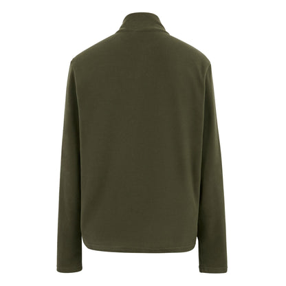 Regatta Mens Thompson Fleece 1/4 Zip Lightweight Anti Pill Pullover - Zip Detail - QHA UK