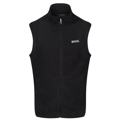 Regatta Tobias Men's Fleece Gilet | Full Zip Bodywarmer | 4 Colours | M–3XL - Zip Detail - QHA UK