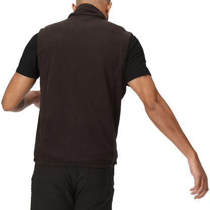 Regatta Tobias Men's Fleece Gilet | Full Zip Bodywarmer | 4 Colours | M–3XL - Zip Detail - QHA UK