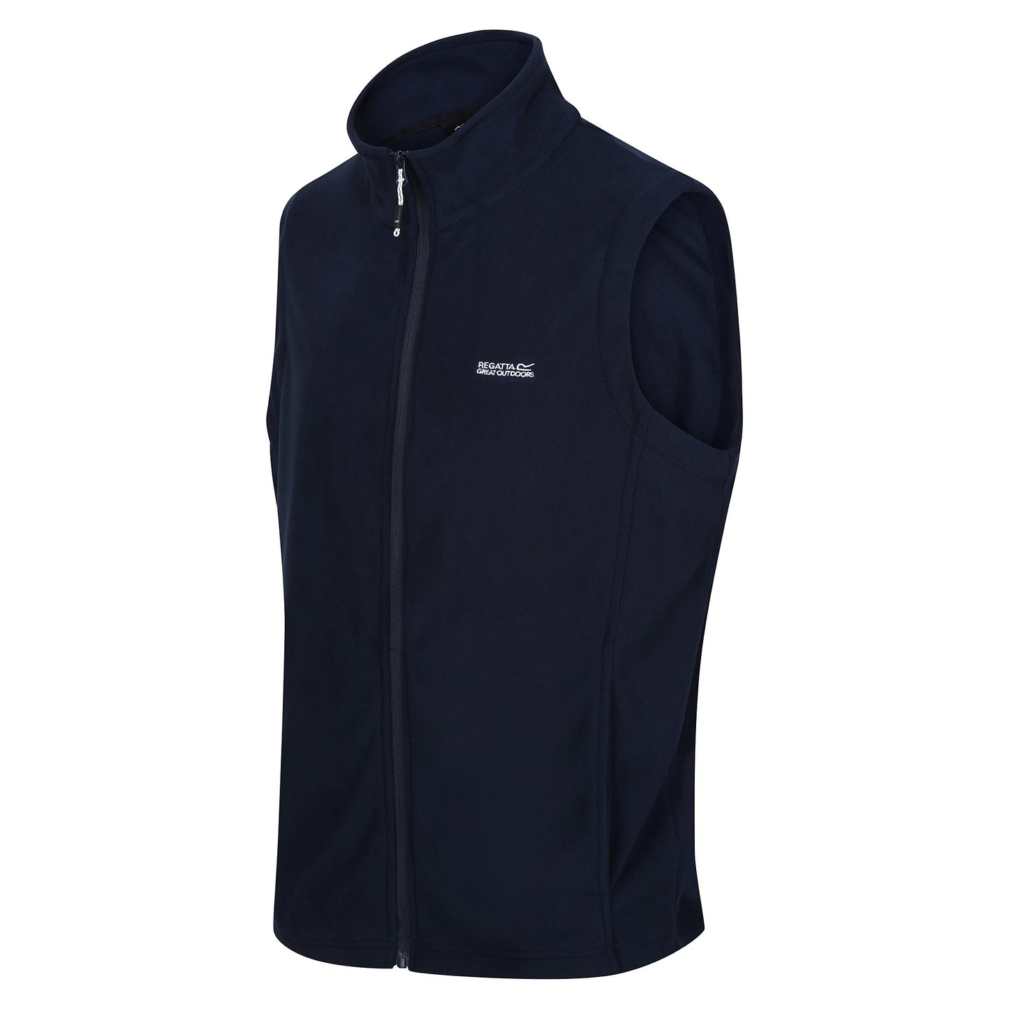 Regatta Tobias Men's Fleece Gilet | Full Zip Bodywarmer | 4 Colours | M–3XL - Zip Detail - QHA UK