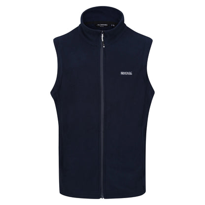 Regatta Tobias Men's Fleece Gilet | Full Zip Bodywarmer | 4 Colours | M–3XL - Zip Detail - QHA UK