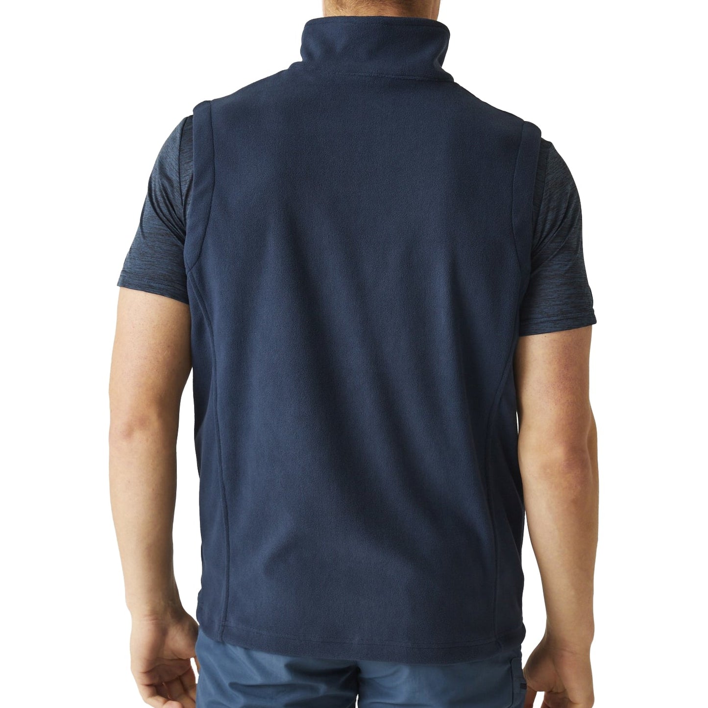 Regatta Tobias Men's Fleece Gilet | Full Zip Bodywarmer | 4 Colours | M–3XL - Zip Detail - QHA UK