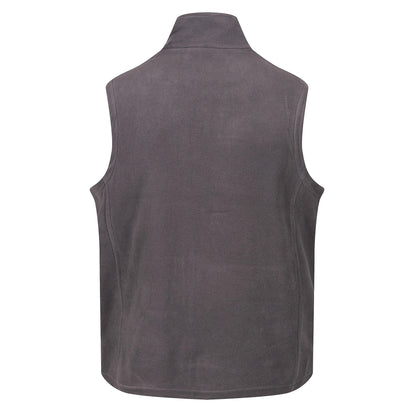 Regatta Tobias Men's Fleece Gilet | Full Zip Bodywarmer | 4 Colours | M–3XL - Zip Detail - QHA UK