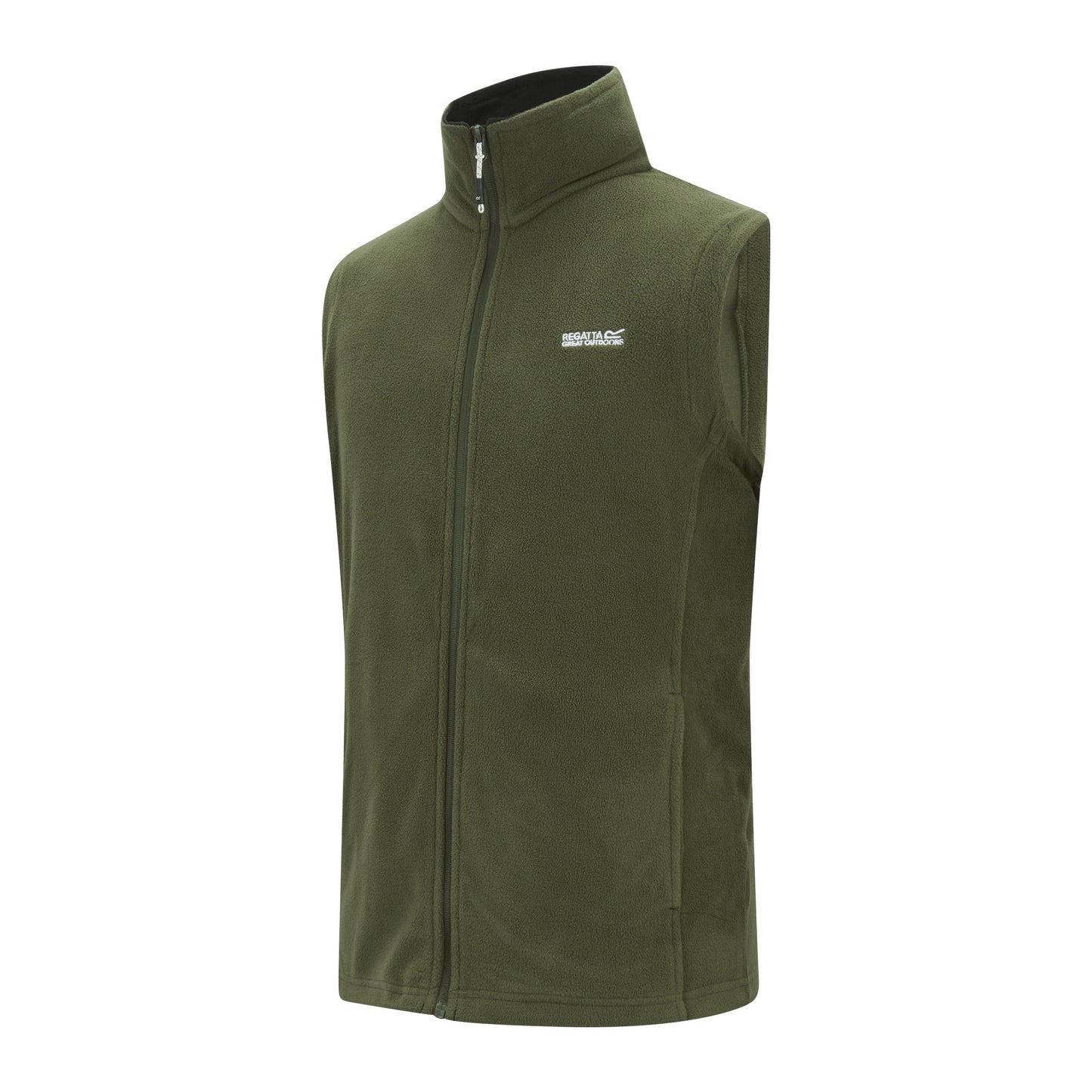 Regatta Tobias Men's Fleece Gilet | Full Zip Bodywarmer | 4 Colours | M–3XL - Zip Detail - QHA UK