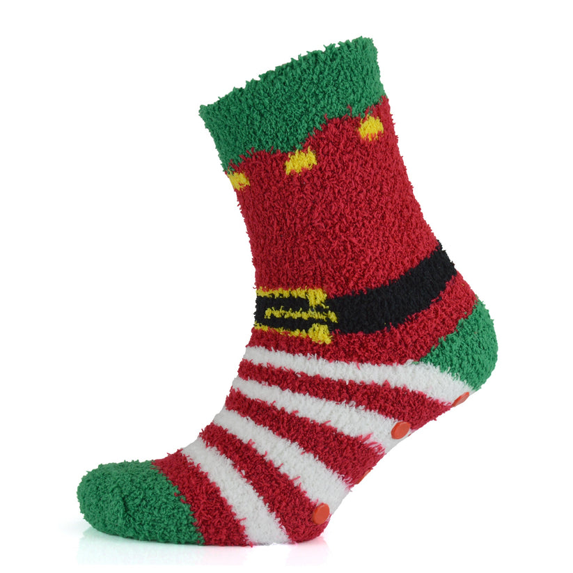 RJM Cosy Christmas 2 Pair Slipper Socks - QHA UK