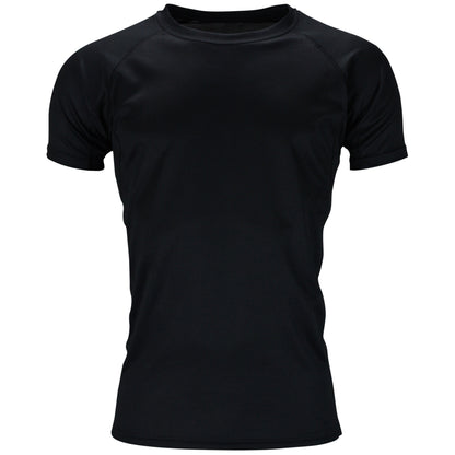 Mens Gym T-Shirt Moisture Wicking Sports Running Training Breathable T - QHA UK