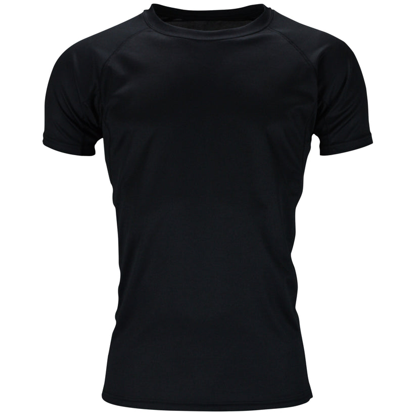 Mens Gym T-Shirt Moisture Wicking Sports Running Training Breathable T - QHA UK