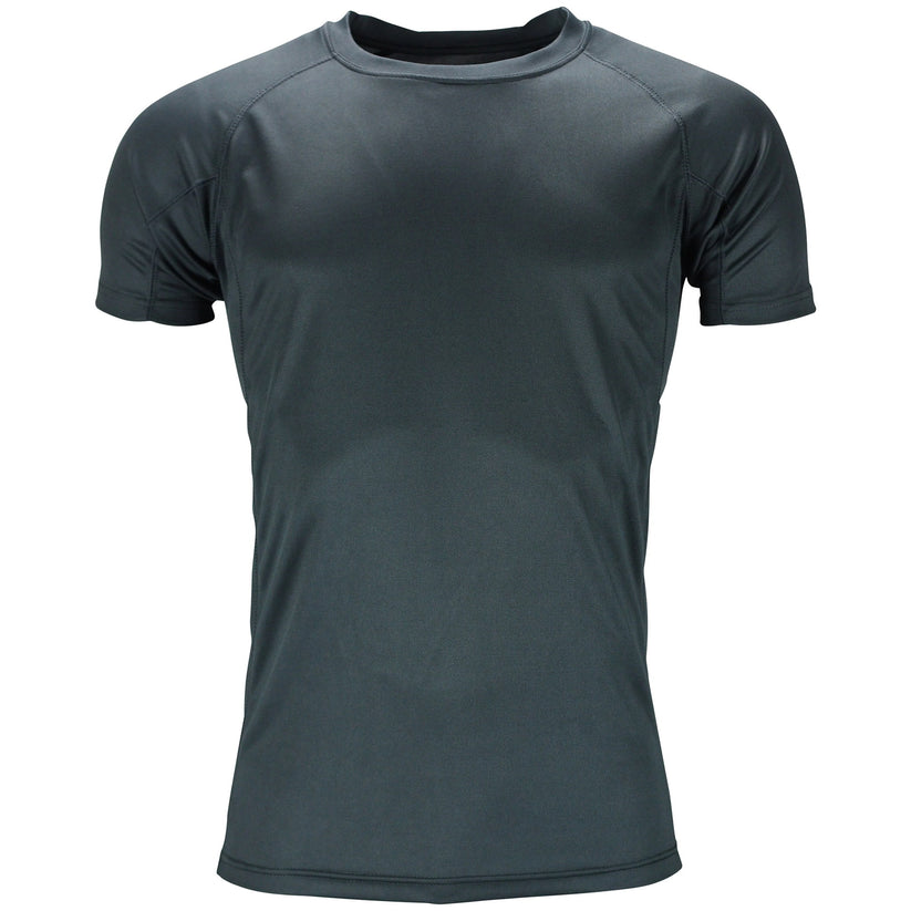 Mens Gym T-Shirt Moisture Wicking Sports Running Training Breathable T - QHA UK