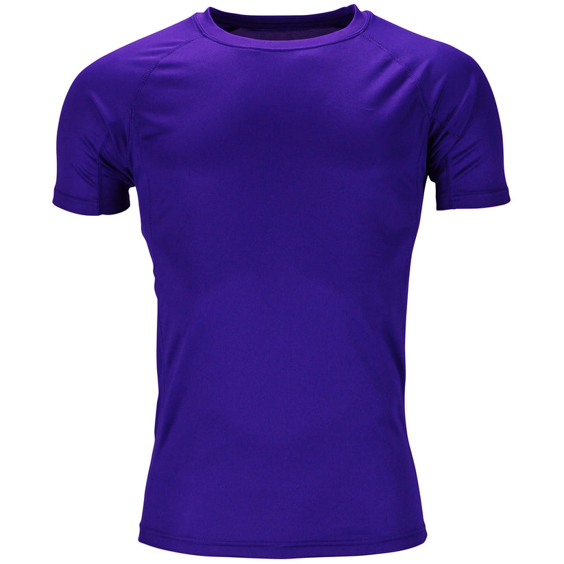 Mens Gym T-Shirt Moisture Wicking Sports Running Training Breathable T - QHA UK