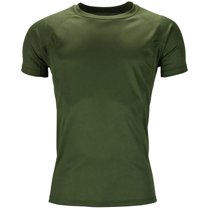 Mens Gym T-Shirt Moisture Wicking Sports Running Training Breathable T - QHA UK