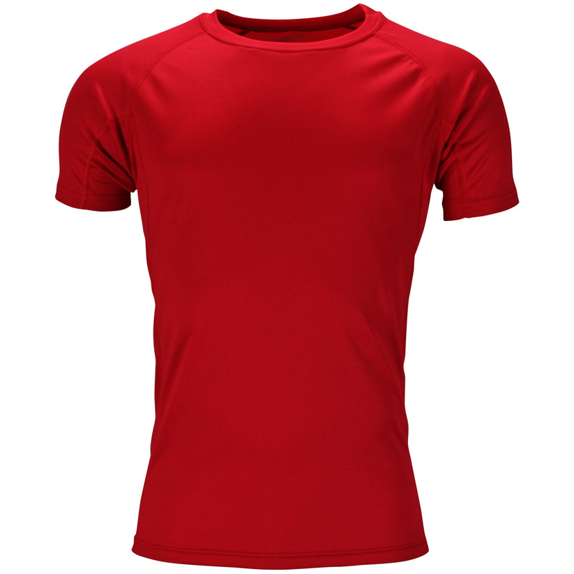 Mens Gym T-Shirt Moisture Wicking Sports Running Training Breathable T - QHA UK