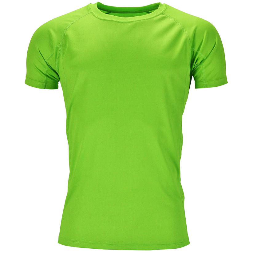 Mens Gym T-Shirt Moisture Wicking Sports Running Training Breathable T - QHA UK