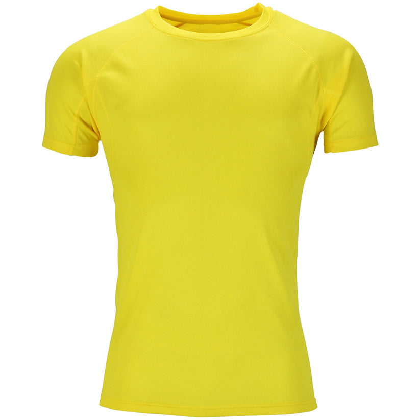Mens Gym T-Shirt Moisture Wicking Sports Running Training Breathable T - QHA UK
