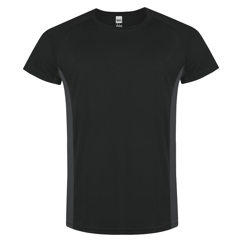 Roly Mens Gym T-Shirt Quick Dry Breathable Running Sports Contrast Pan - QHA UK