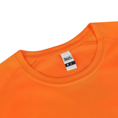 Roly Mens Gym T-Shirt Quick Dry Breathable Running Sports Contrast Pan - QHA UK