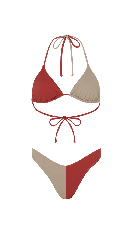 Rust ColourDuo Bikini Bottom - QHA UK