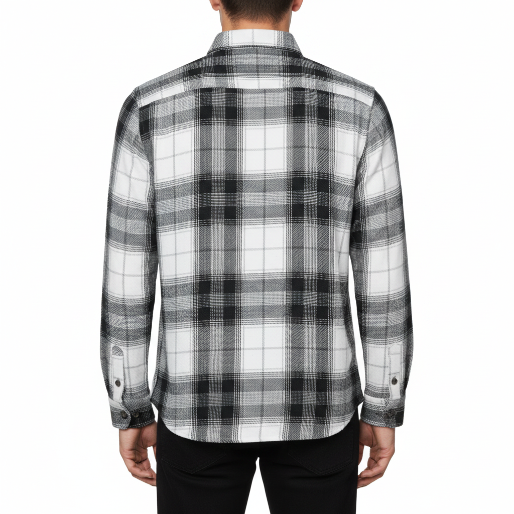 Fat Face Men's Brushed Cotton Check Shirt | Long Sleeve | Regular Fit | S–3XL - QHA UK