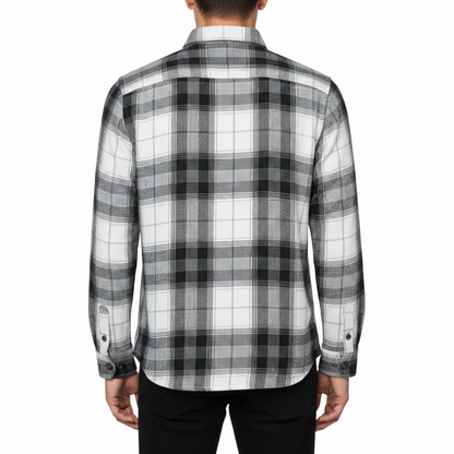 Fat Face Men's Brushed Cotton Check Shirt | Long Sleeve | Regular Fit | S–3XL - QHA UK