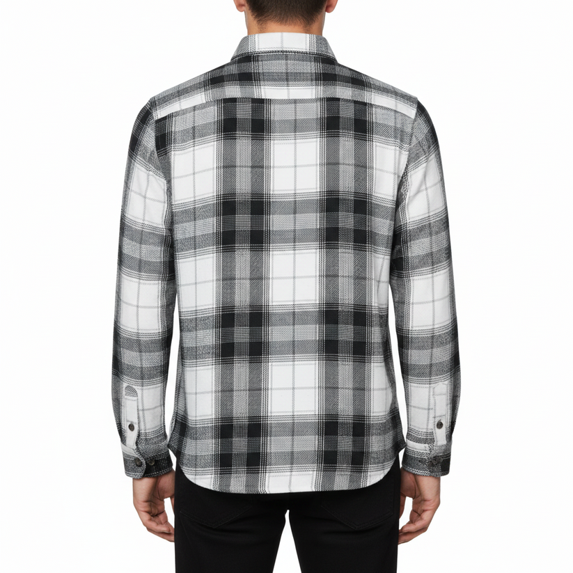 Fat Face Men's Brushed Cotton Check Shirt | Long Sleeve | Regular Fit | S–3XL - QHA UK