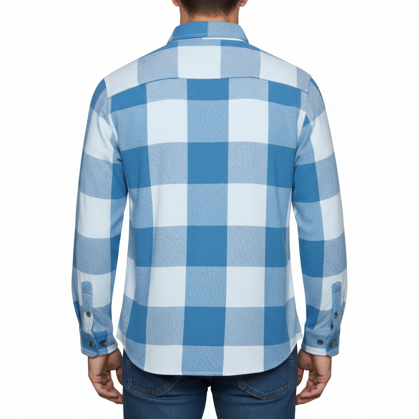 Fat Face Men's Brushed Cotton Check Shirt | Long Sleeve | Regular Fit | S–3XL - QHA UK