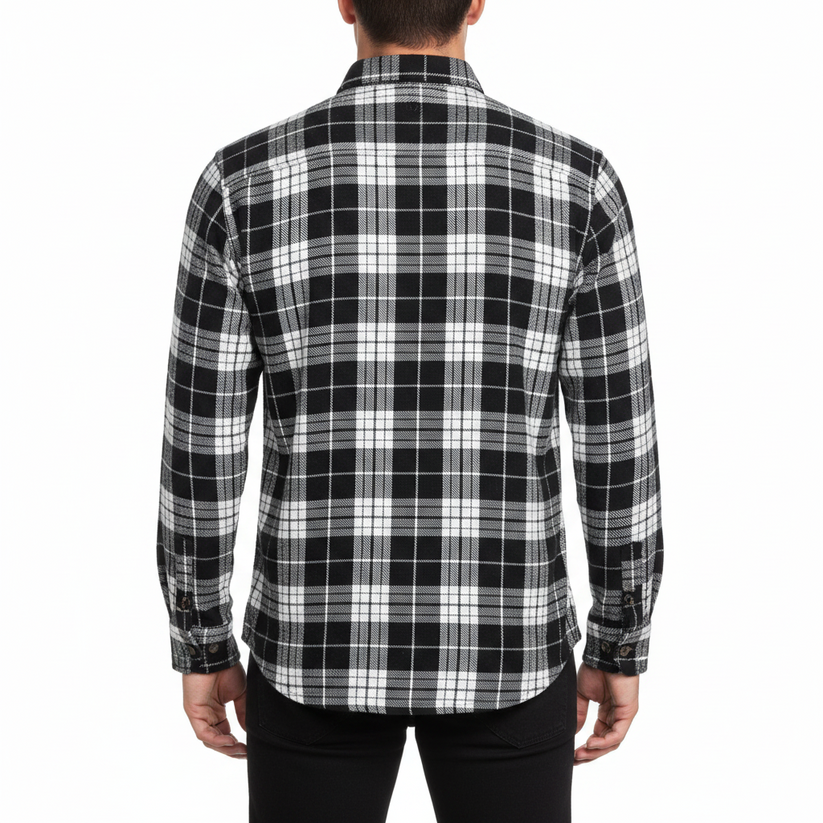 Fat Face Men's Brushed Cotton Check Shirt | Long Sleeve | Regular Fit | S–3XL - QHA UK