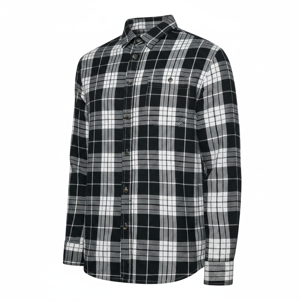 Fat Face Men's Brushed Cotton Check Shirt | Long Sleeve | Regular Fit | S–3XL - QHA UK