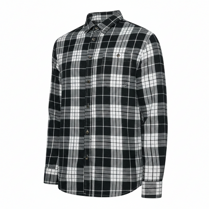 Fat Face Men's Brushed Cotton Check Shirt | Long Sleeve | Regular Fit | S–3XL - QHA UK