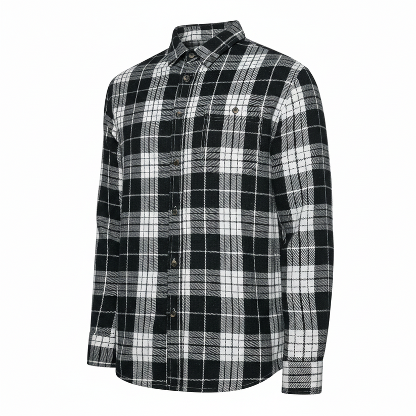 Fat Face Men's Brushed Cotton Check Shirt | Long Sleeve | Regular Fit | S–3XL - QHA UK