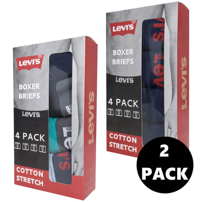 Levi's Men's Assorted Boxer Briefs 4 8 12 Pack Sizes S-XL | QHA UK - QHA UK