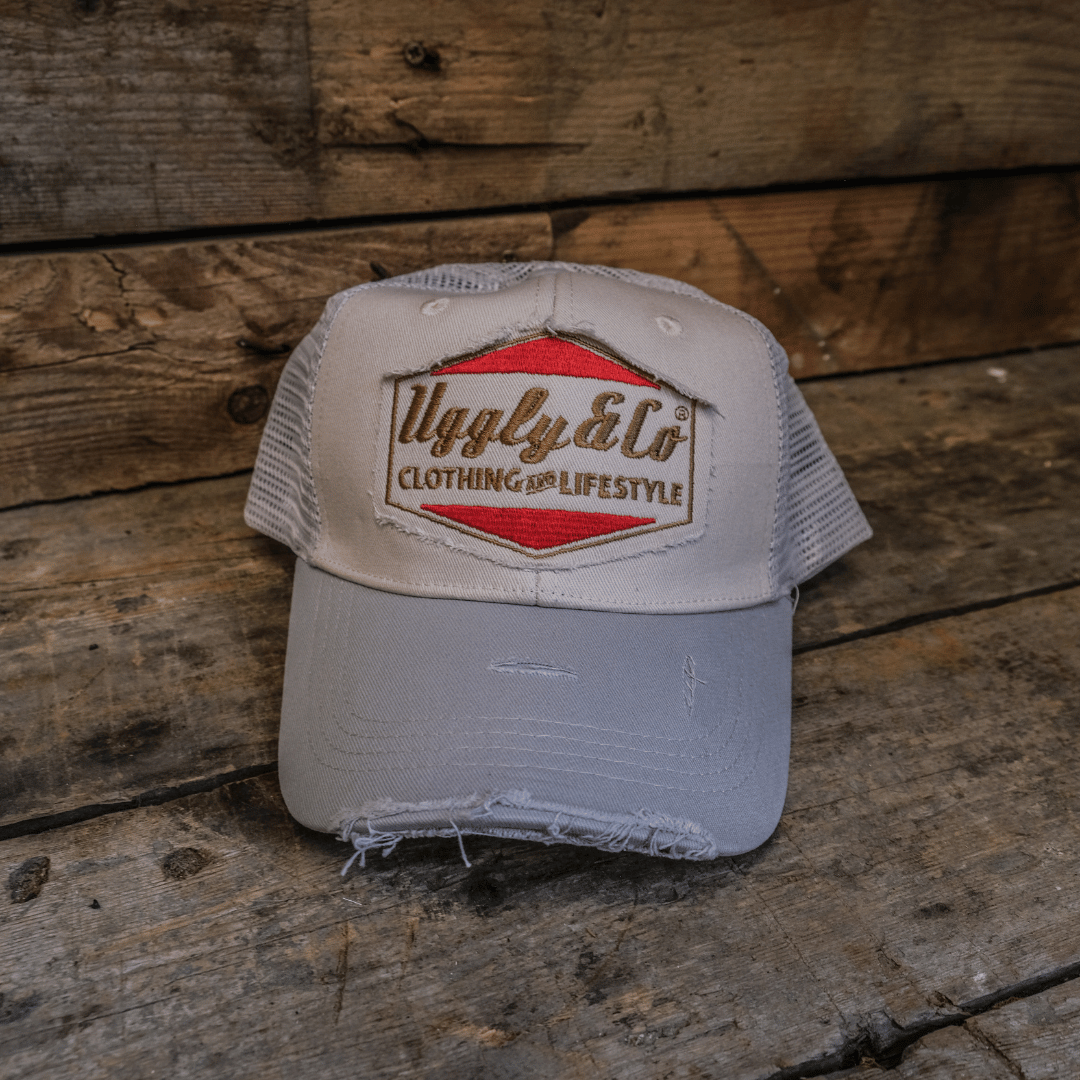 Silver & Grey Diamond Cap - QHA UK