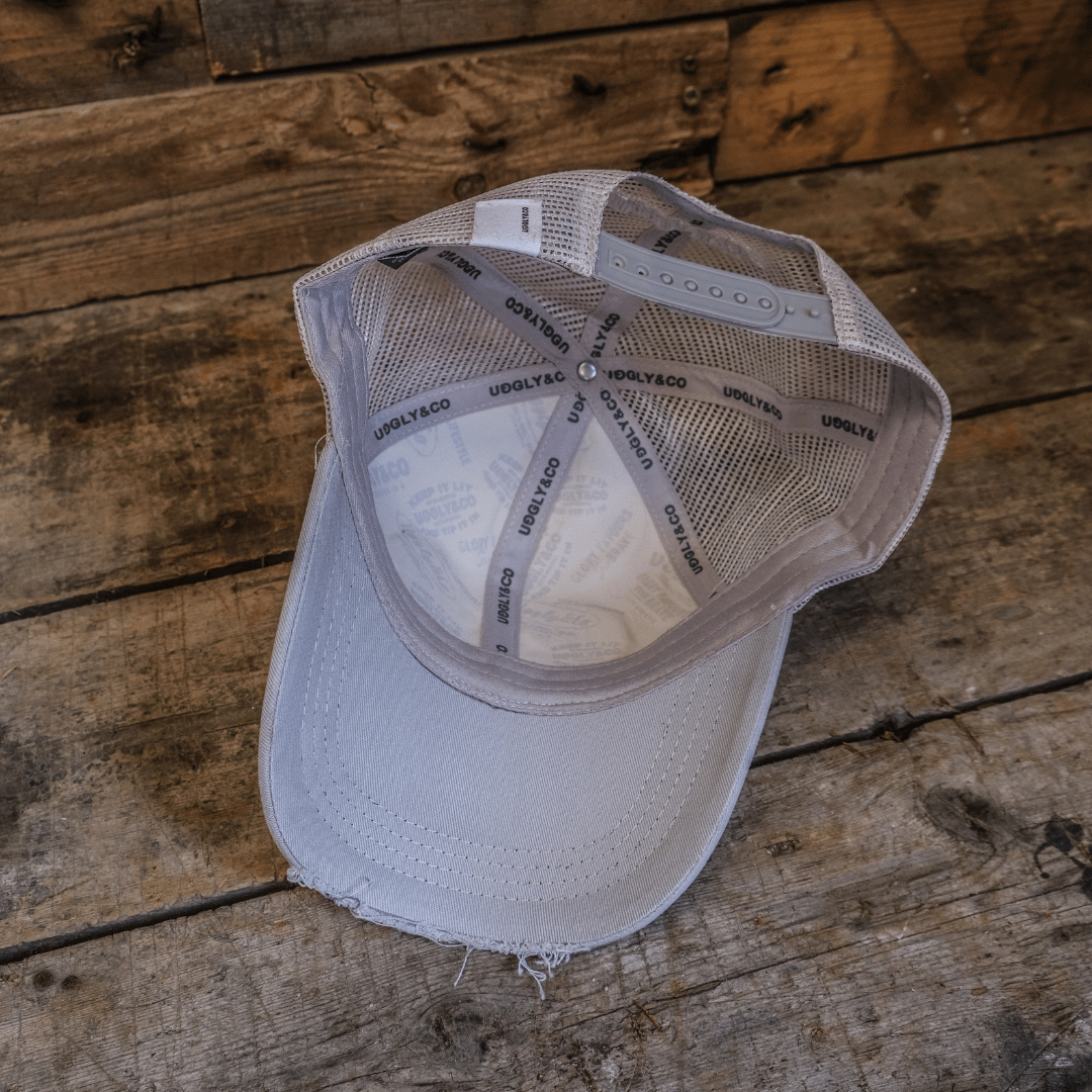 Silver & Grey Diamond Cap - QHA UK