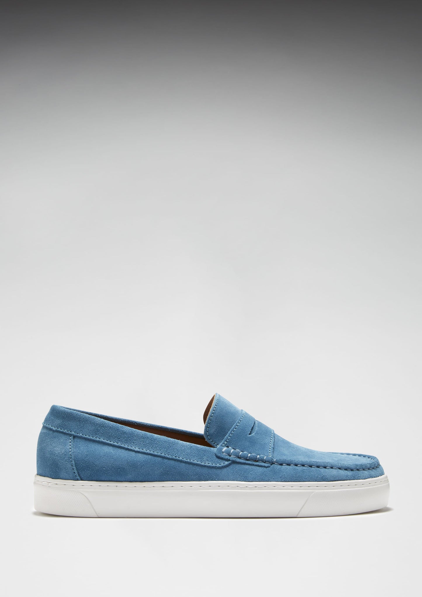 Hugs & Co Mens Slip-On Sneaker Loafers Petrol Blue Suede UK 7-14 - QHA UK