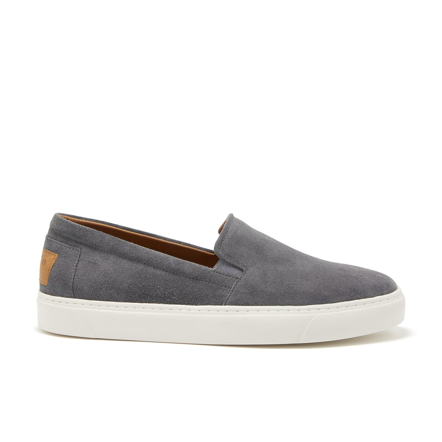 Hugs & Co Mens Slip-On Sneakers Slate Grey Suede UK 7-14 - QHA UK