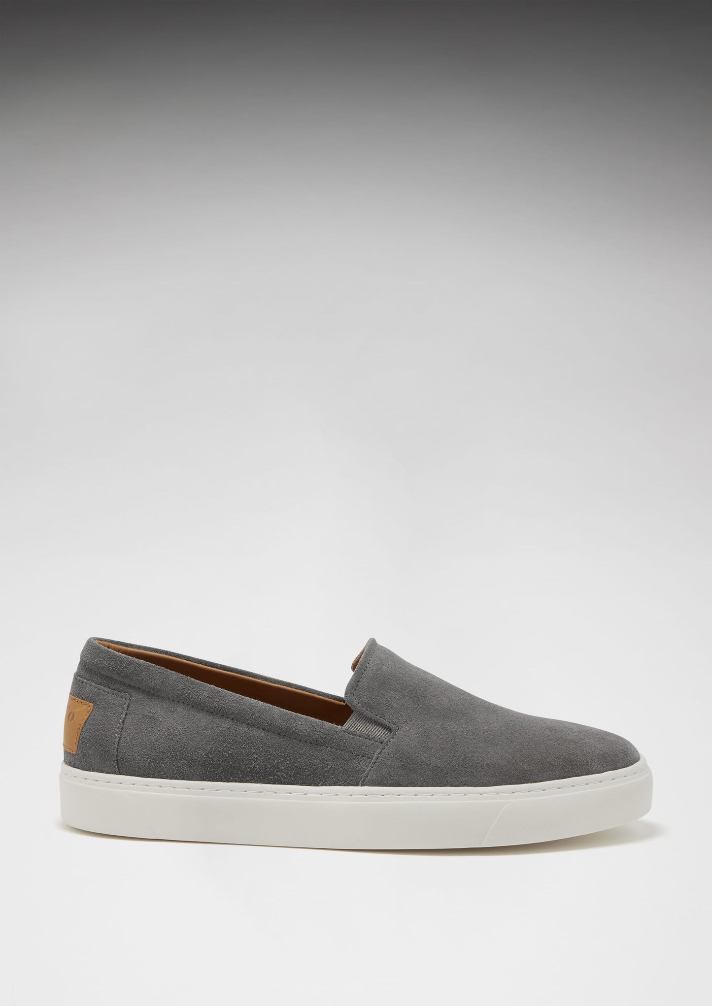 Hugs & Co Mens Slip-On Sneakers Slate Grey Suede UK 7-14 - QHA UK