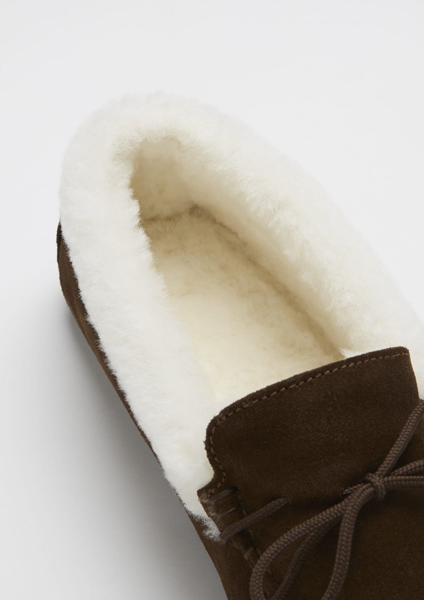 Hugs & Co Mens Slippers Sheepskin Brown Suede UK 7-14 - QHA UK