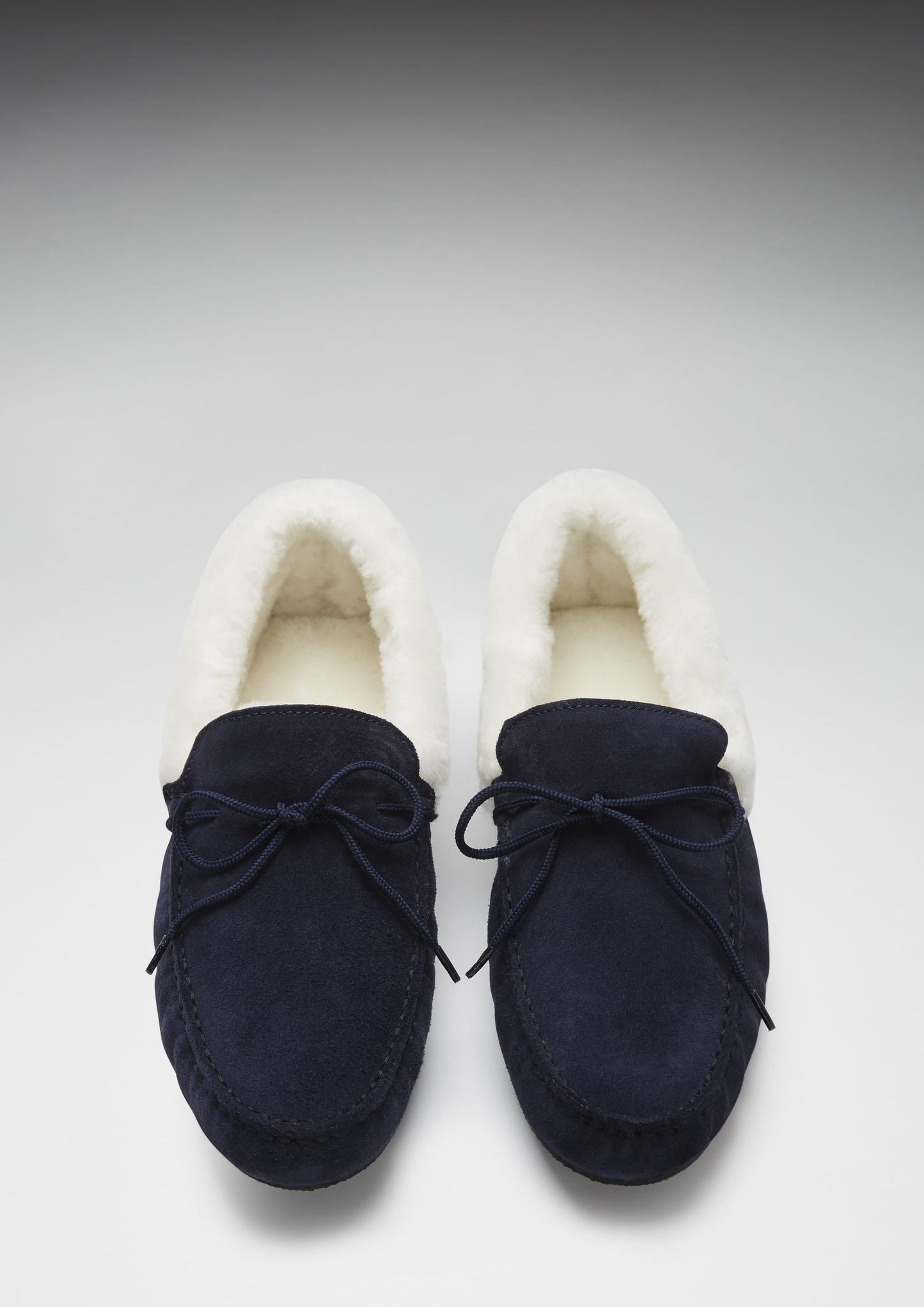 Hugs & Co Mens Slippers Sheepskin Navy Blue Suede UK 7-14 - QHA UK