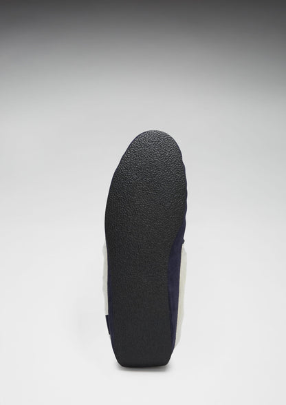Hugs & Co Mens Slippers Sheepskin Navy Blue Suede UK 7-14 - QHA UK