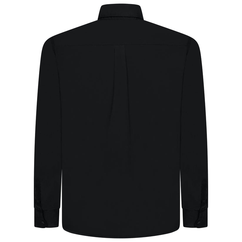 Men's Plain Long Sleeve Shirt White Black Single 3 Pack 5 Pack S-2XL | QHA UK - QHA UK