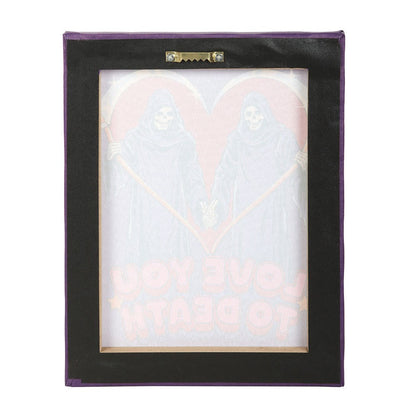 Steven Rhodes Wall Plaque ' Love You to Death Canvas, 19 X 25 cm - QHA UK