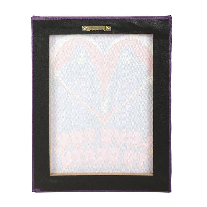 Steven Rhodes Wall Plaque ' Love You to Death Canvas, 19 X 25 cm - QHA UK