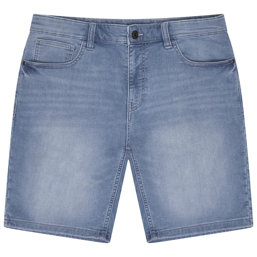 Men's Stretch Denim Shorts Light Blue Waist 30-44 | QHA UK - QHA UK