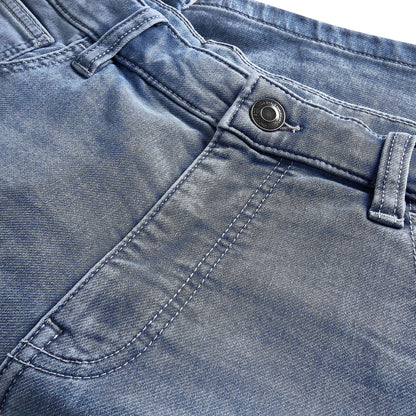 Men's Stretch Denim Shorts Light Blue Waist 30-44 | QHA UK - QHA UK