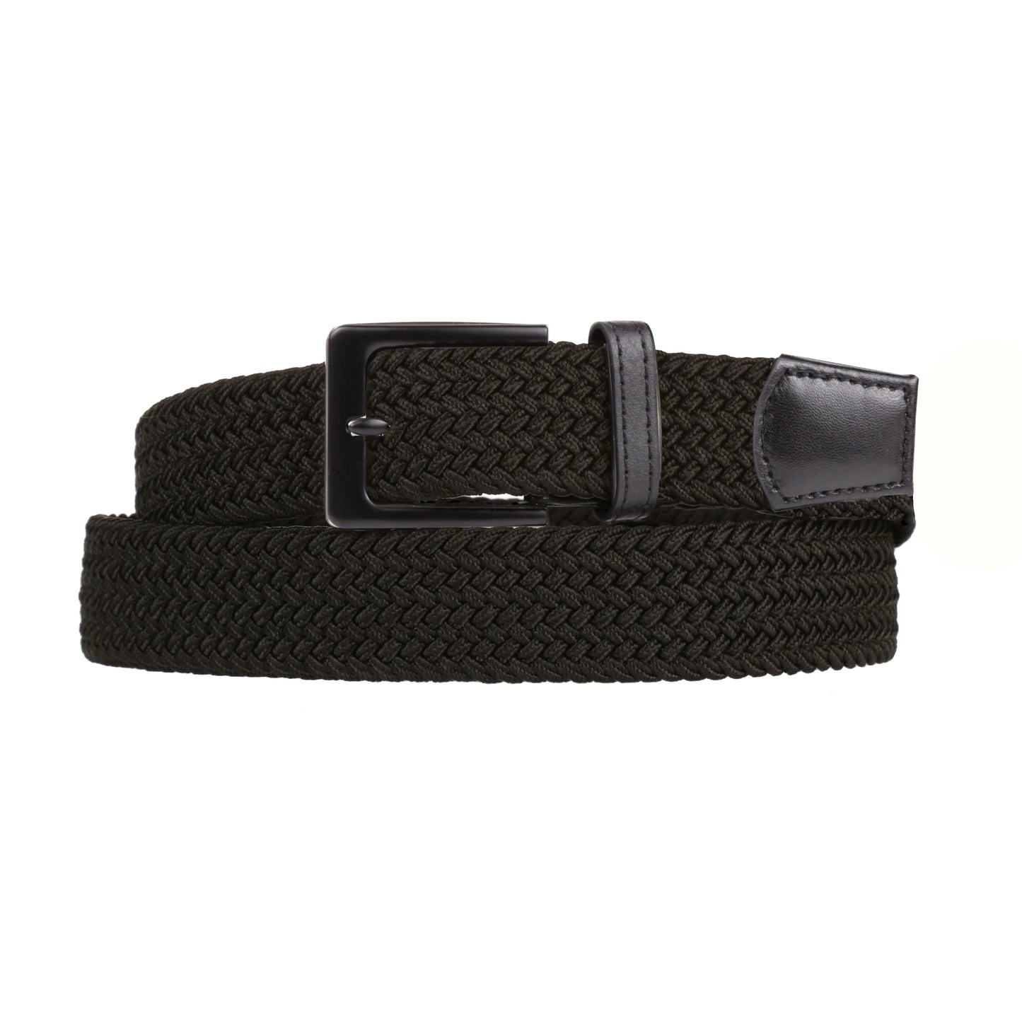 Stretchy™ Unisex Elasticated Braided Belt 1.25” Wide Adjustable Casual - QHA UK